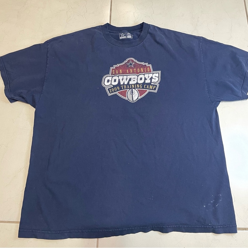 Dallas Cowboys 2009 Training Camp San Antonio Short Sleeve Shirt Size XXL